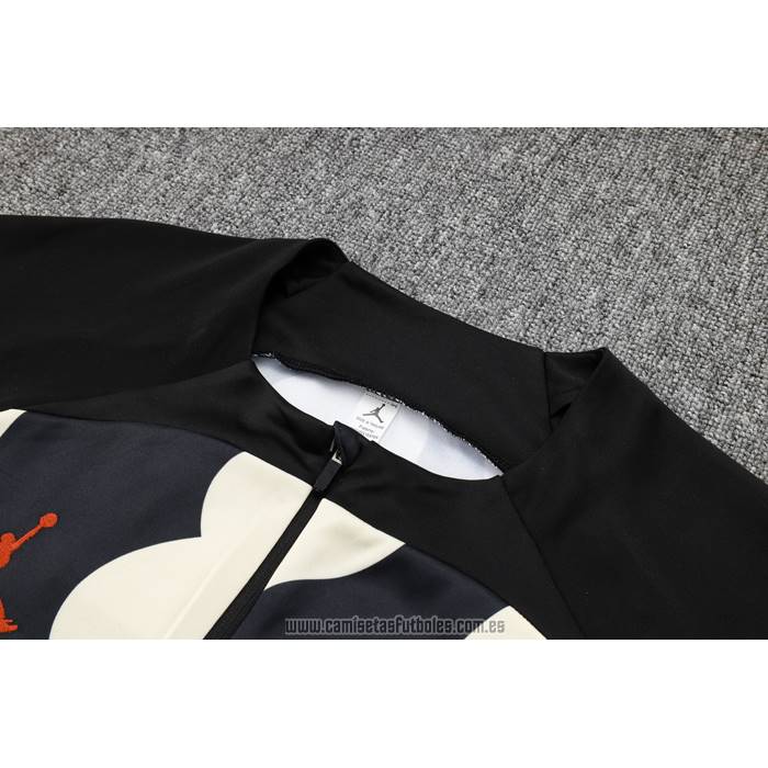 Chandal de Sudadera del Paris Saint-Germain Nino 2023-2024 Amarillo y Negro